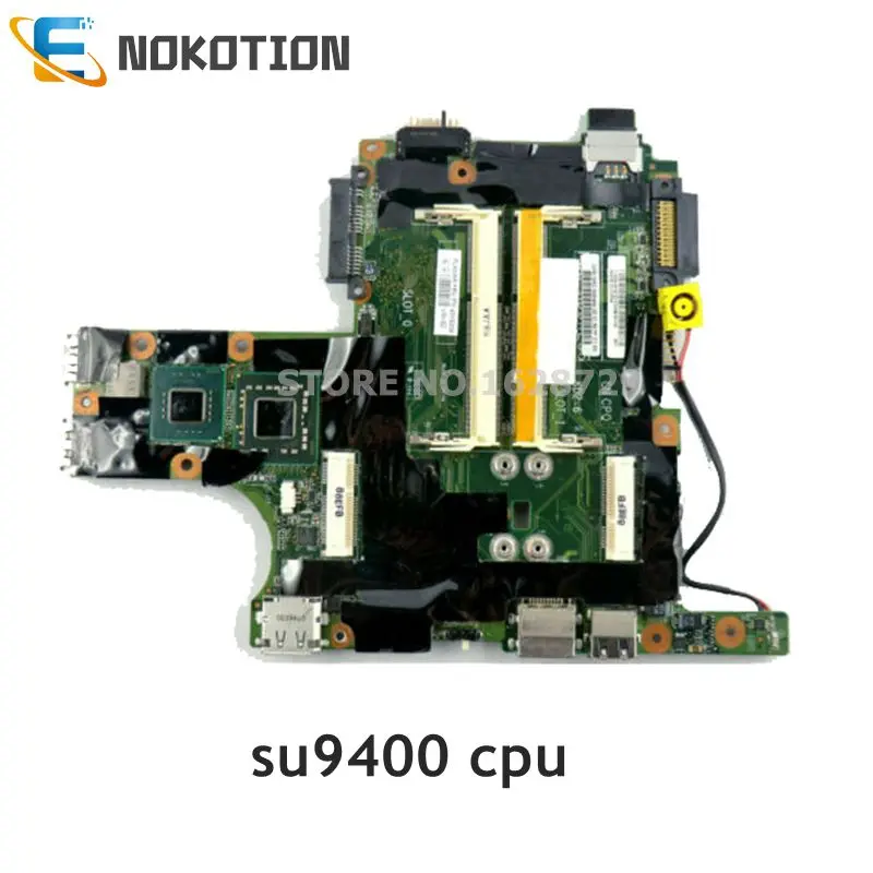 

NOKOTION для Lenovo Thinkpad X301 материнская плата для ноутбука 43Y9272 60Y3785 43Y9264 42W8114 43Y9210 63Y1311 SU9400 1,4 ГГц процессор DDR3
