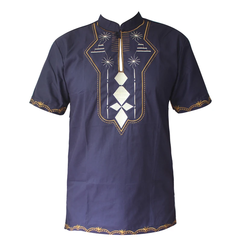 Футболка в африканском стиле Пакистанская сари с вышивкой одежда короткий