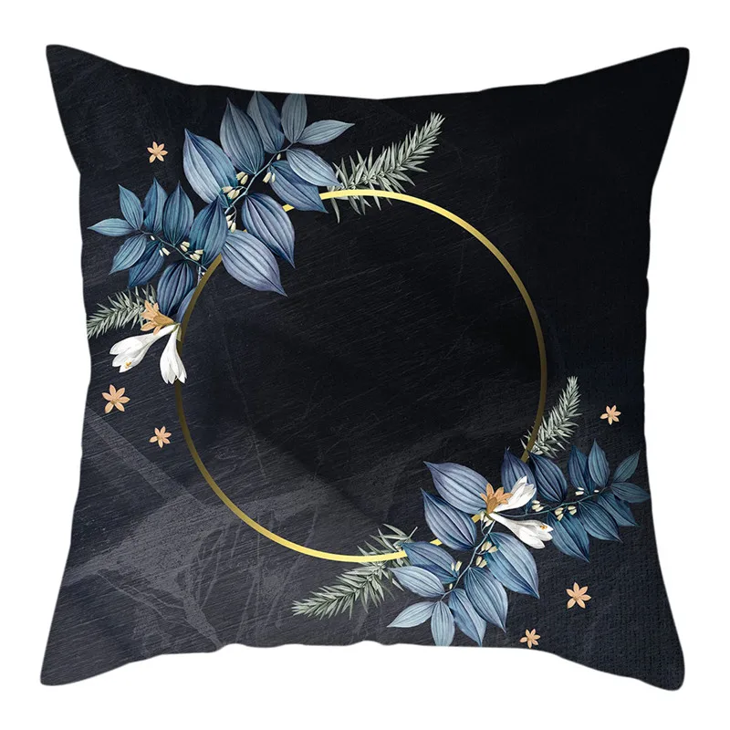 

Fuwatacchi Flowers Pattern Pillow Covers Simple Style Decor Cushion Cover for Home Sofa Decorative Throw Pillowcases 45*45cm