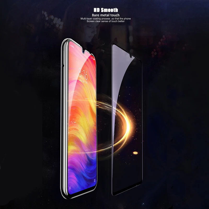 Hacrin для Xiaomi Redmi Note 7 закаленное стекло HD гладкая полностью Защитная пленка экрана |
