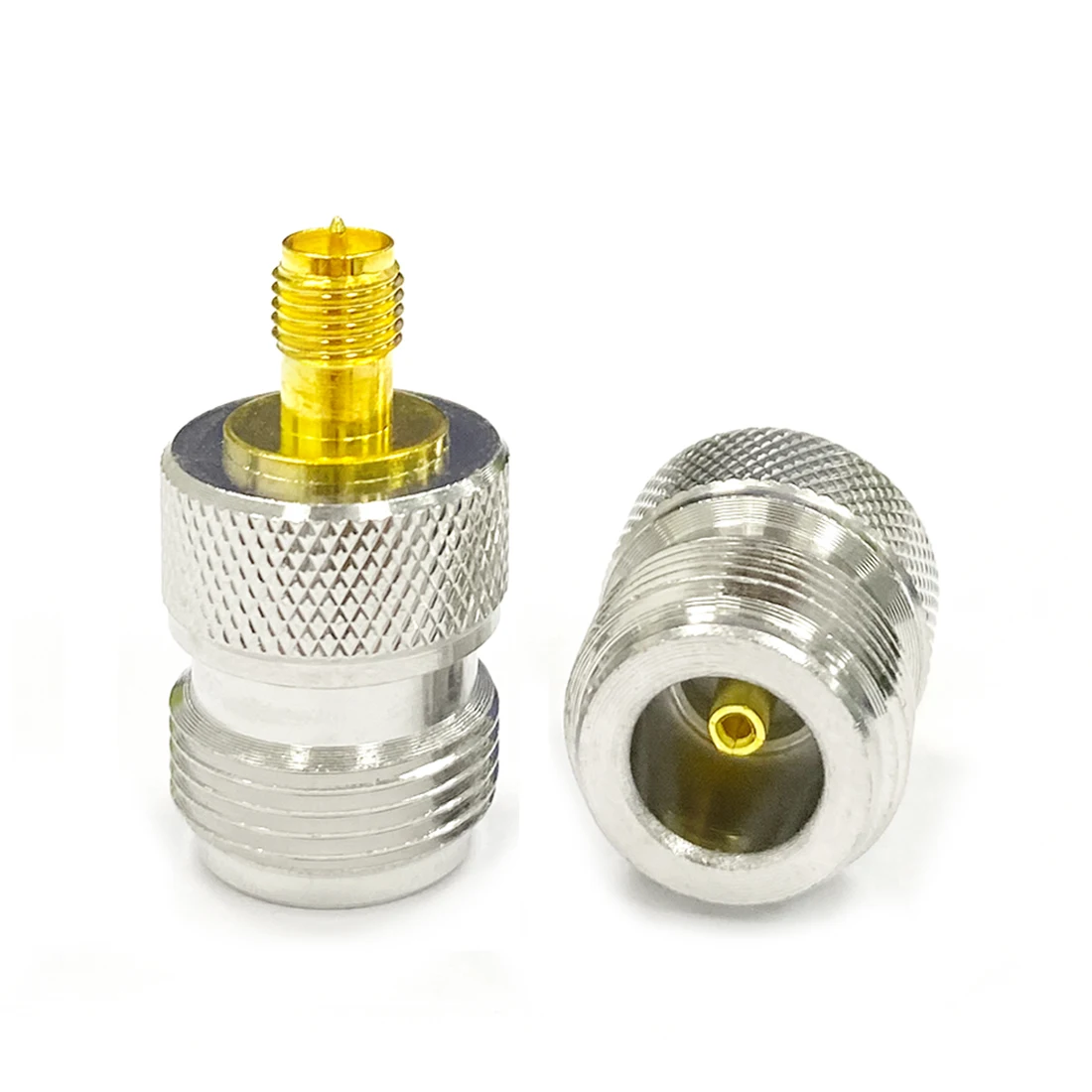 1pc N Female Jack to RP-SMA RF Coax Adapter Modem Convertor Connector Straight Nickelplated NEW Wholesale | Мобильные телефоны и