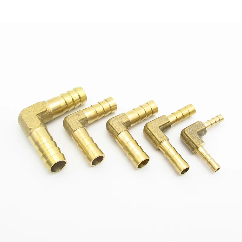 

4mm 5mm 6mm 8mm 10mm 12mm 14mm 16mm 19mm Hose Barb Elbow Brass Barbed Pipe Fitting Coupler Connector Adapter For Fuel Gas Water