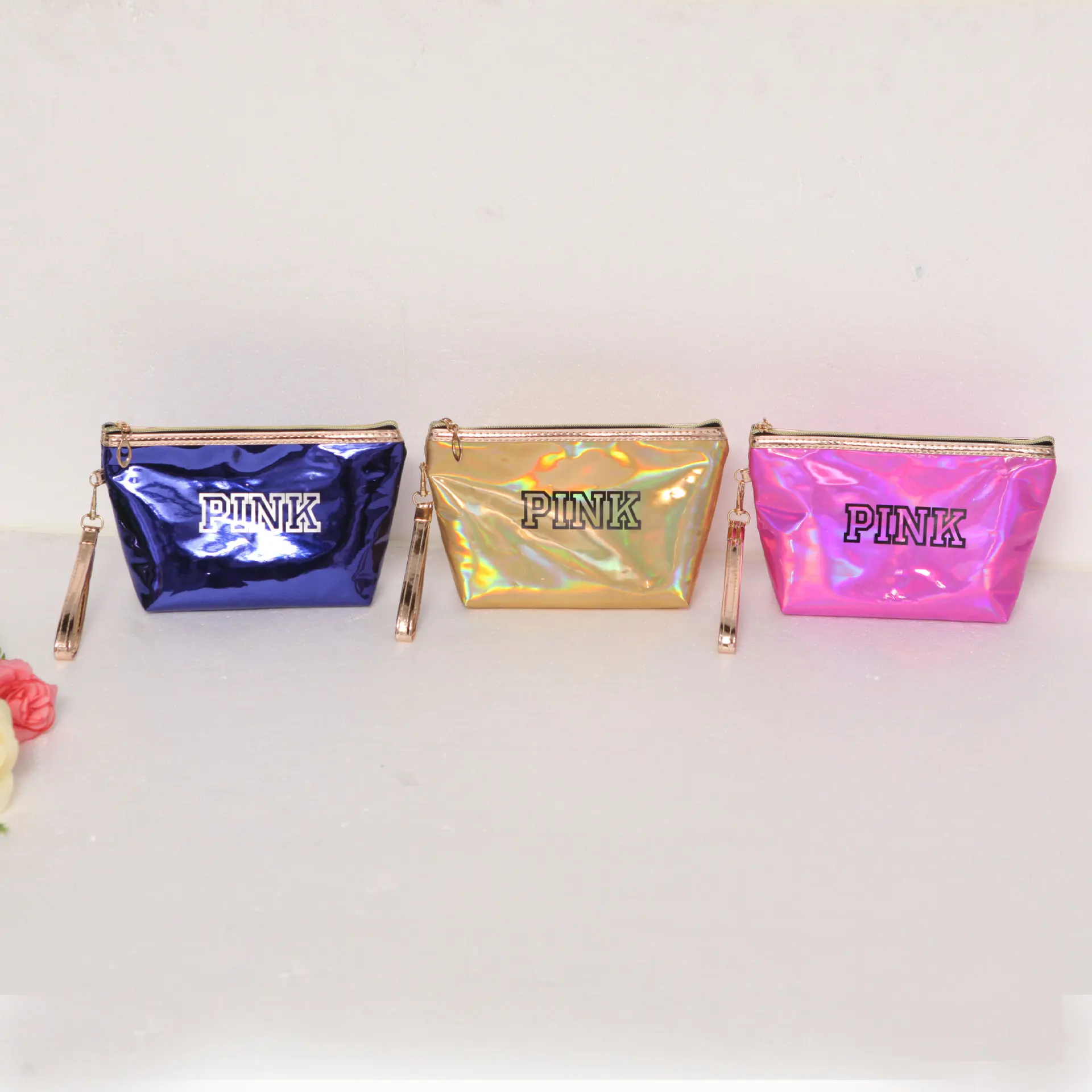 ETya модные водонепроницаемые косметички с лазерным рисунком Женская несессер