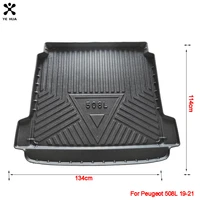for peugeot 508 11 21 specialized tpe trunk mat floor mats waterproof durable carpet modified car accessories auto cargo liner