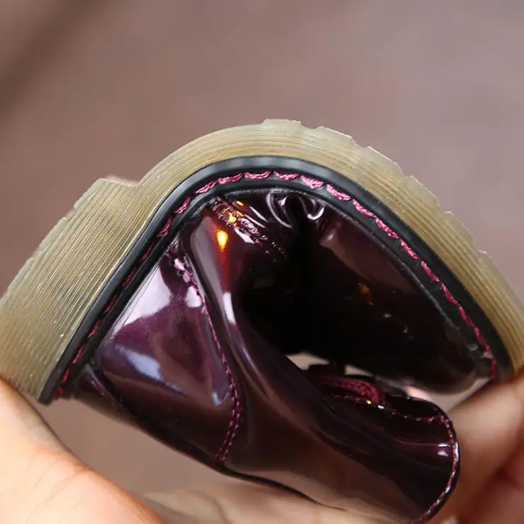 Новинка осенние детские зимние ботинки Детские Зимние ботильоны для девочек