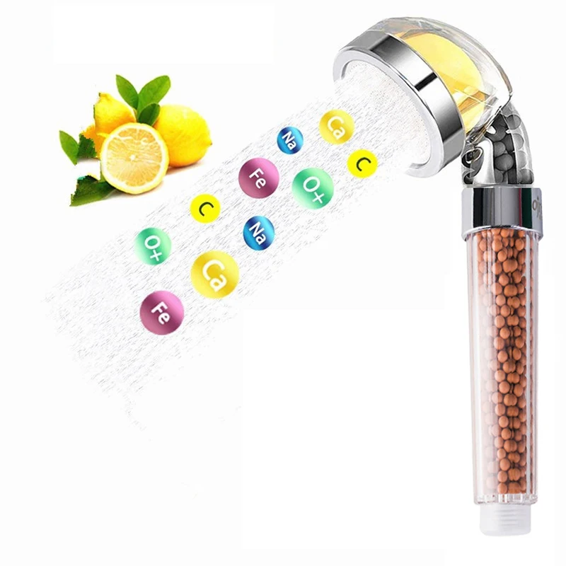 lemon aroma head Лимон аромат спа отрицательных ионов ванная комната душевая головка - Цвет: lemon aroma head
