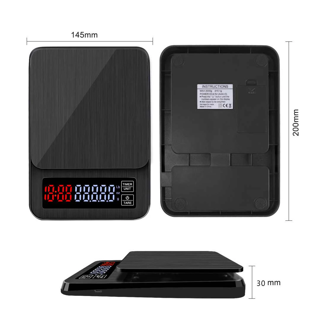 Электронные Мини ЖК цифровые весы для ювелирных изделий 5 кг 0 1 г Высокая точность