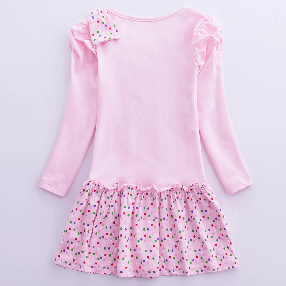 Весна 2019 г. платье с единорогом для маленьких девочек хлопковые детские платья