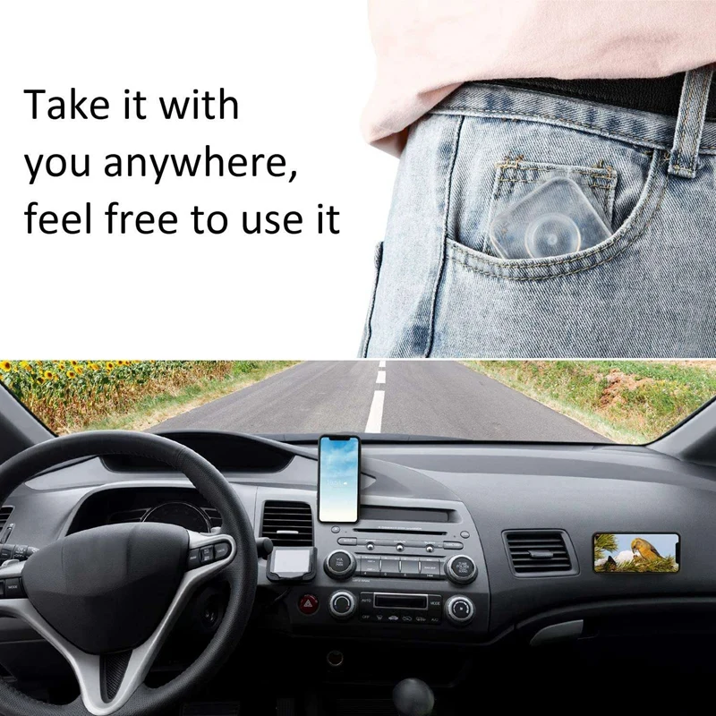 

6 Pieces of Mobile Phone Holder Reusable Non-Marking Suitable for Storing Various Small Items in Home Office