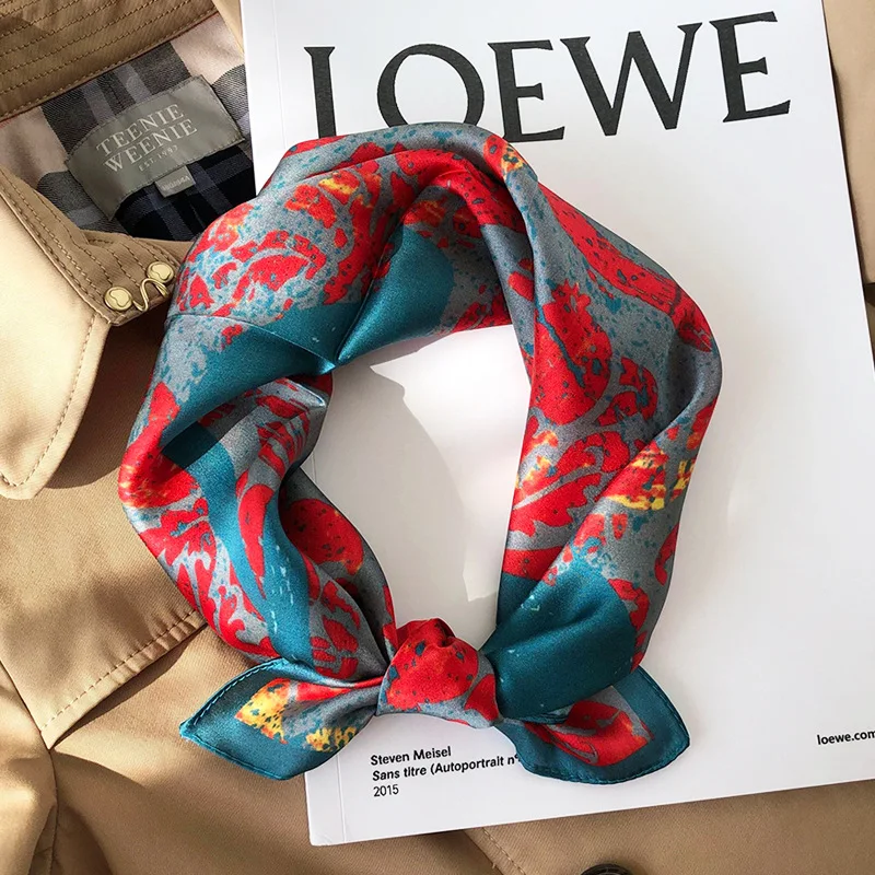

Mulberry Scarf SUNSCREEN silk scarves shawls wraps decorative for heair bags bufanda seda mujer cabello bolsa echarpe ete soie