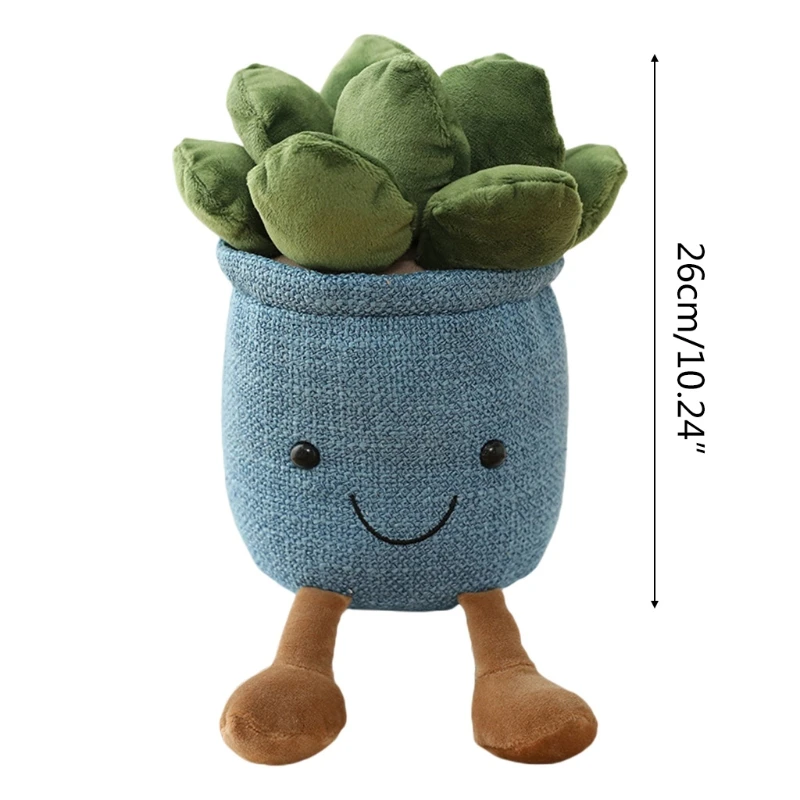 

Miniature Plant Doll with Soft Plush 100% Cotton Material Educational Toy Dolls