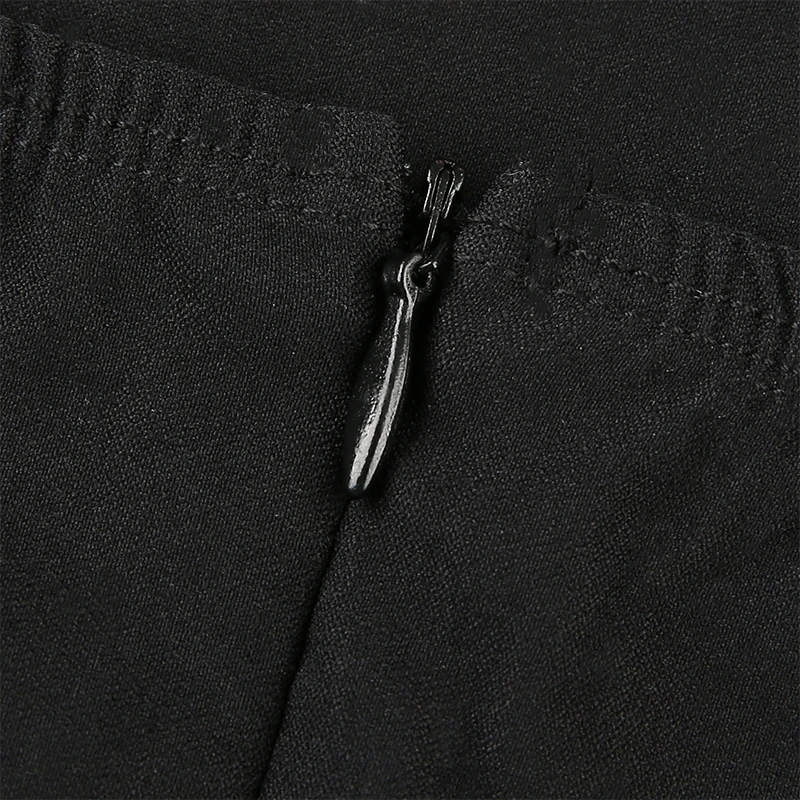 Готическое черное сексуальное Для женщин Слэш шеи перо с длинным рукавом