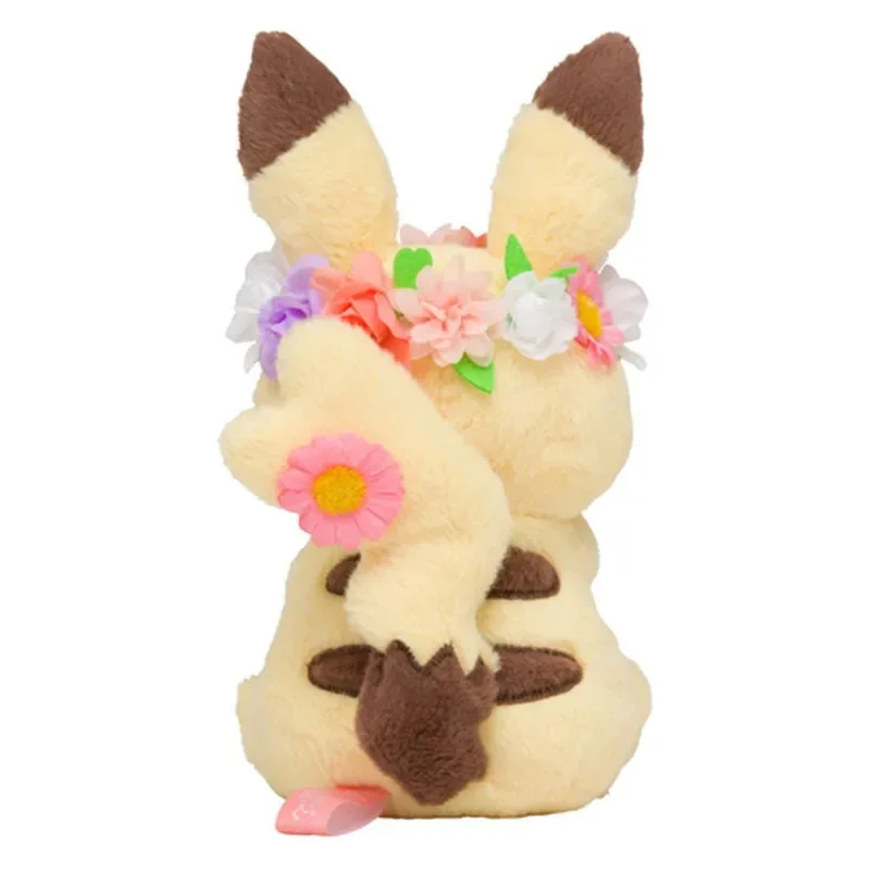 Mu&ntilde;eco de peluche de Pok&eacute;mon Pikachu para ni&ntilde;os, corona de Pascua, Festival de Primavera, Anime, monstruo de bolsillo, regalo, 18cm-3