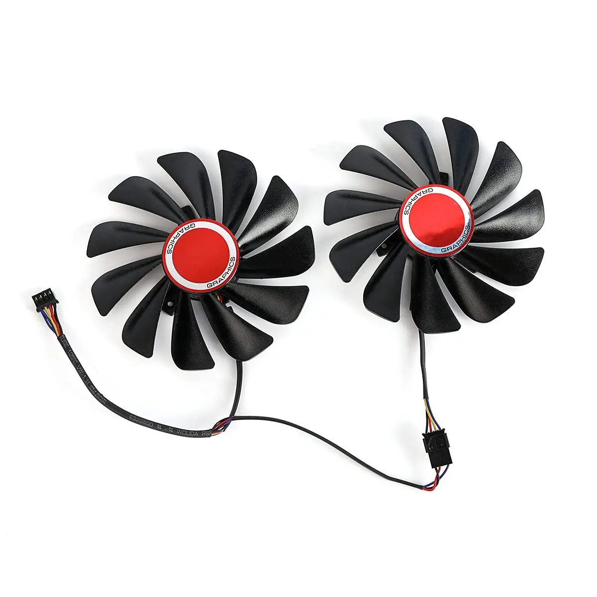 2 шт./компл. 95 мм Φ CF1010U12S CF9010H12S XFX RX580 FDC10U12S9-C для охлаждения графической карты HIS RX 590