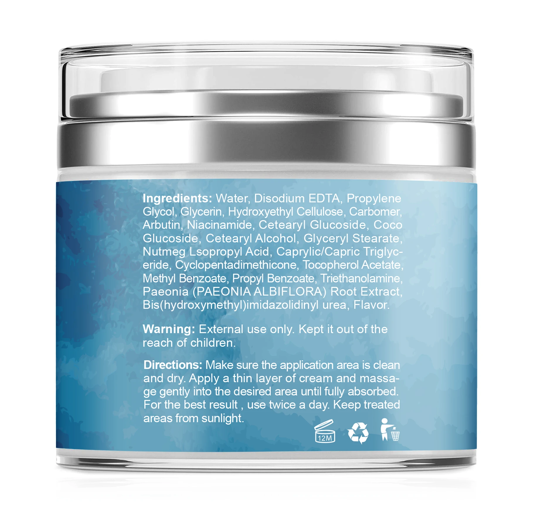 

50ml Whitening Cream Bleaching Face Body Lightening Cream Underarm Back Whitening Cream Legs Knees Body White