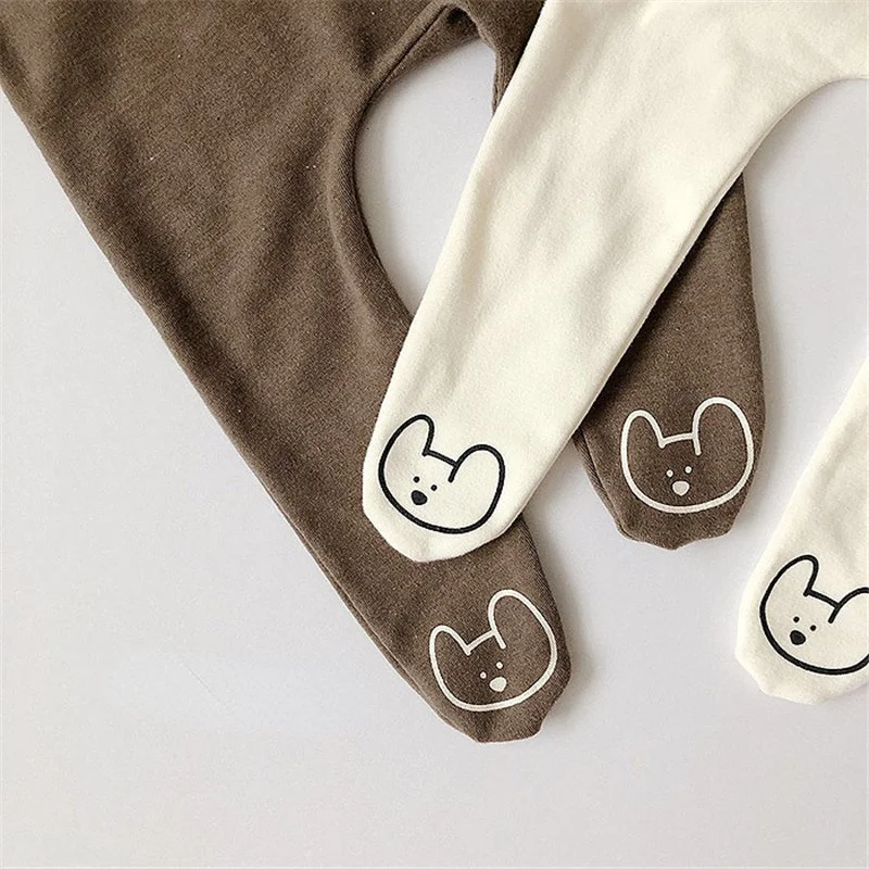 

Korean Baby Cotton Velvet Legging Tight & Stockings Autumn and Winter Baby Cute Printed Bear Bottom Pp Pantyhose.