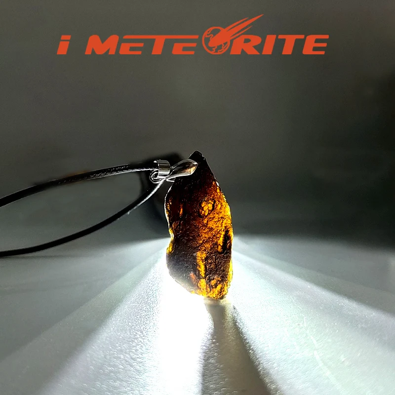 Подвеска из черного индохинита Tektite 100% настоящий оригинальный натуральный