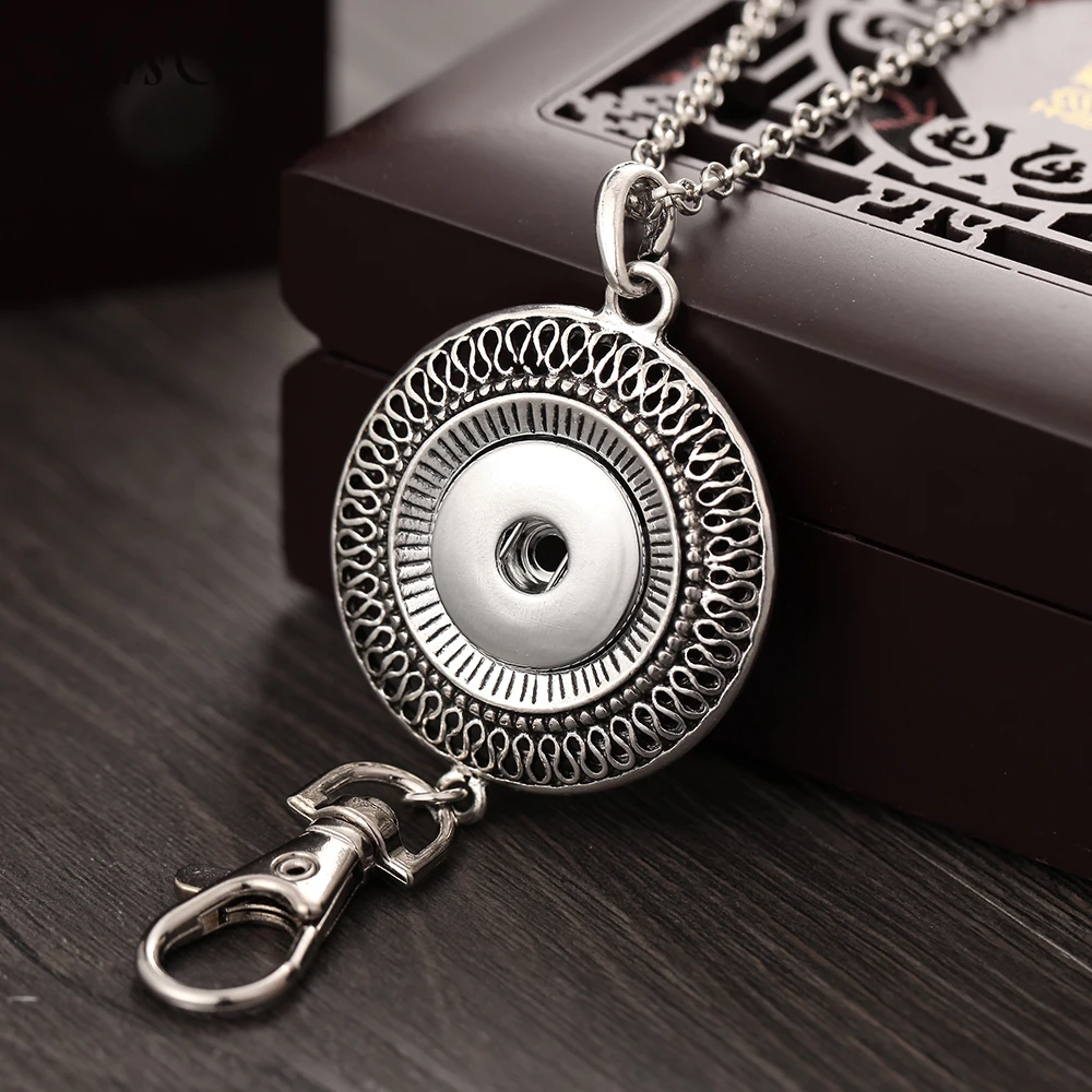 2019 новые ювелирные изделия винтажные круглые застежки подвеска ожерелье 18 мм