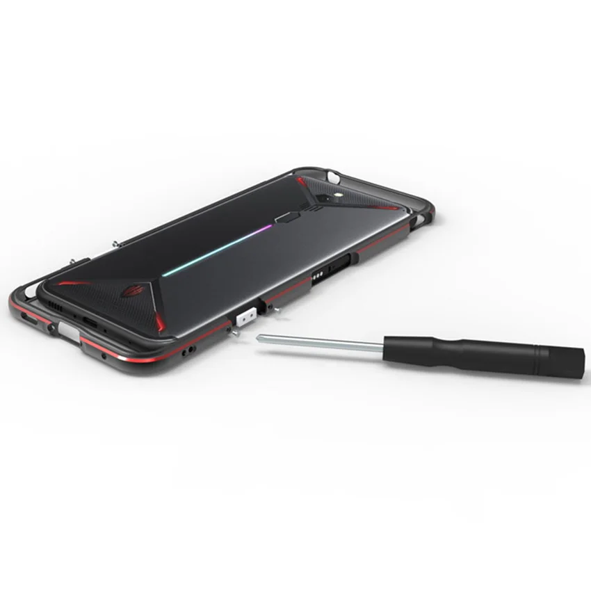 Nubia Red Magic 3 чехол металлический каркас двойной цвет Алюминиевый Бампер Защитный чехол для Красный волшебный 3 Чехол