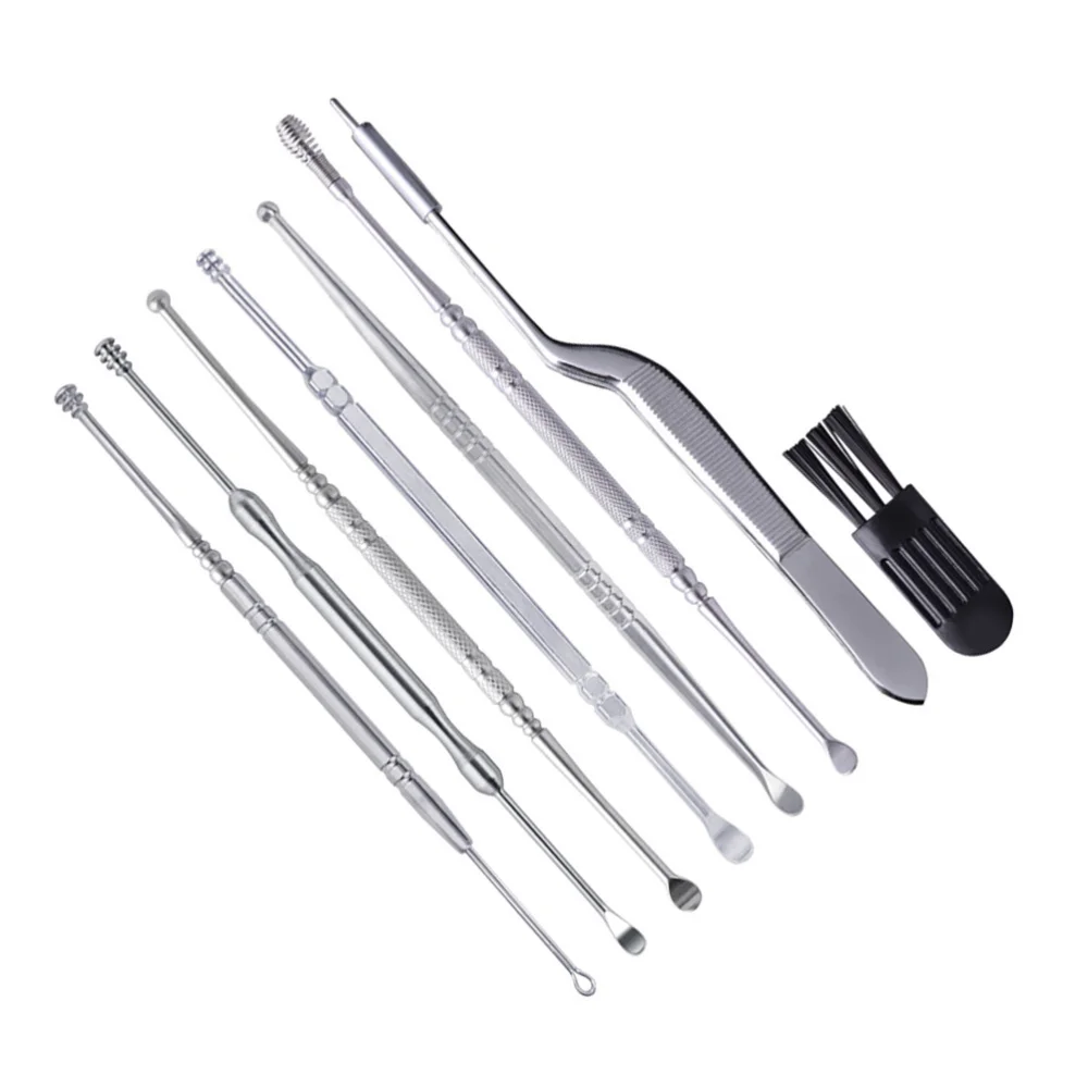

1 Set of Ear Pick Ear Cleansing Tool Ear Curette Ear Spoon Ear Wax Remover Tools