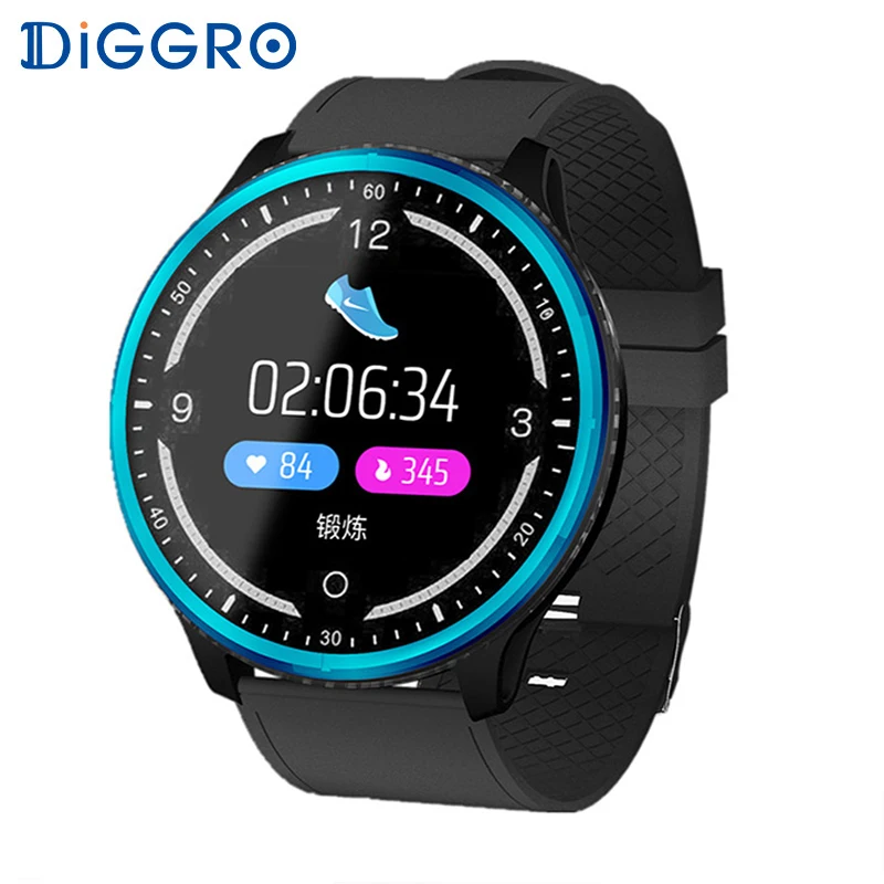 Diggro P69 спортивные Смарт-часы, водонепроницаемые, пульсометр, кровяное давление, кислородные калории, мониторинг сна, напоминание, напульсник
