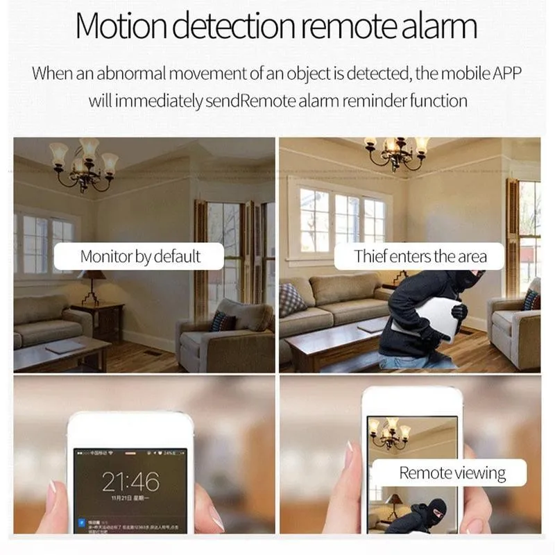 

Wireless High-definition Network Camera 1080p Infrared High-definition Wireless Camera Camera Surveillance Photosensitive C O0B2