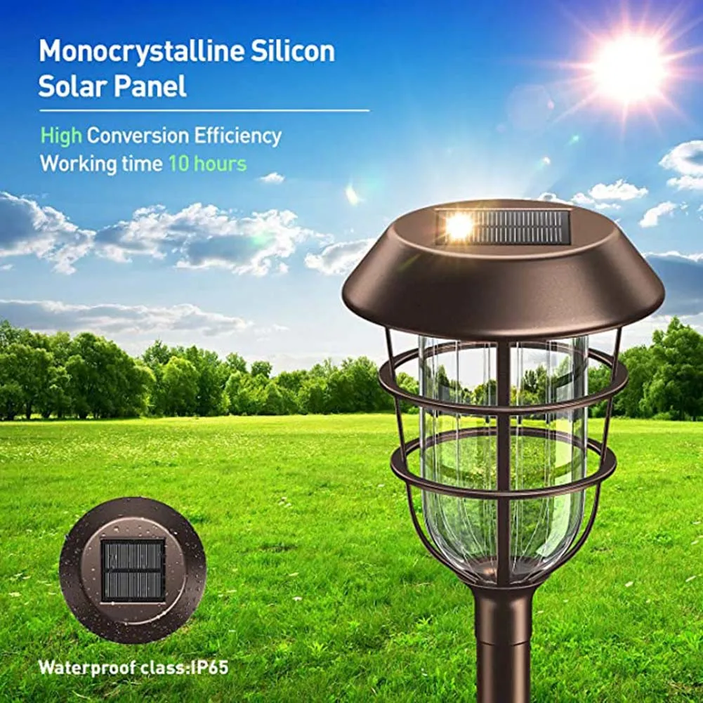 

Newly 1/6 Pcs Solar Pathway Lights Outdoor IP65 Waterproof LED Solar Lights for Garden Patio VA88