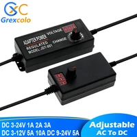 adjustable led power supply transformer dc3 24v3 12v9 24v voltage regulated adapter with display screen universal power supply