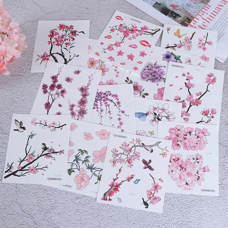 Цветная Модная водостойкая Временная тату-наклейка женская секс-вспышка