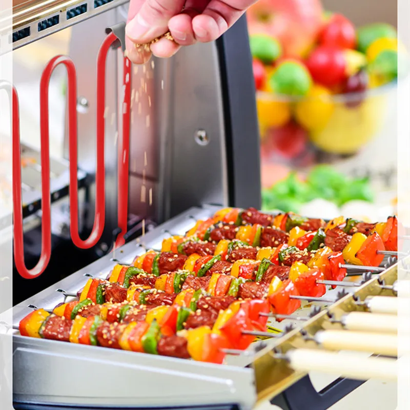 Electric Barbecue Machine Smokeless Grill Automatic Rotation Oven Home Commercial Skewers | Бытовая техника