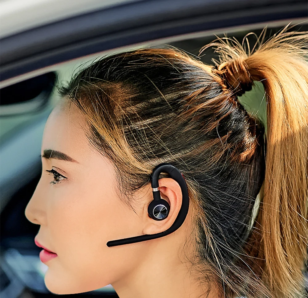 QH26 бизнес bluetooth наушники air беспроводные наушники одно ухо канал Спорт bluetooth наушники гарнитура с микрофоном