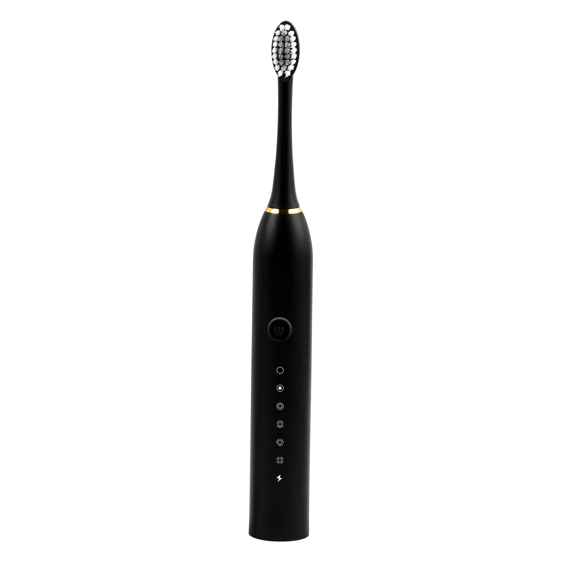 

Male Female Household Soft Hair Usb Ultrasonic Automatic Toothbrush 6-speed Rechargeable Waterproof Couple With 2 Brush Heads
