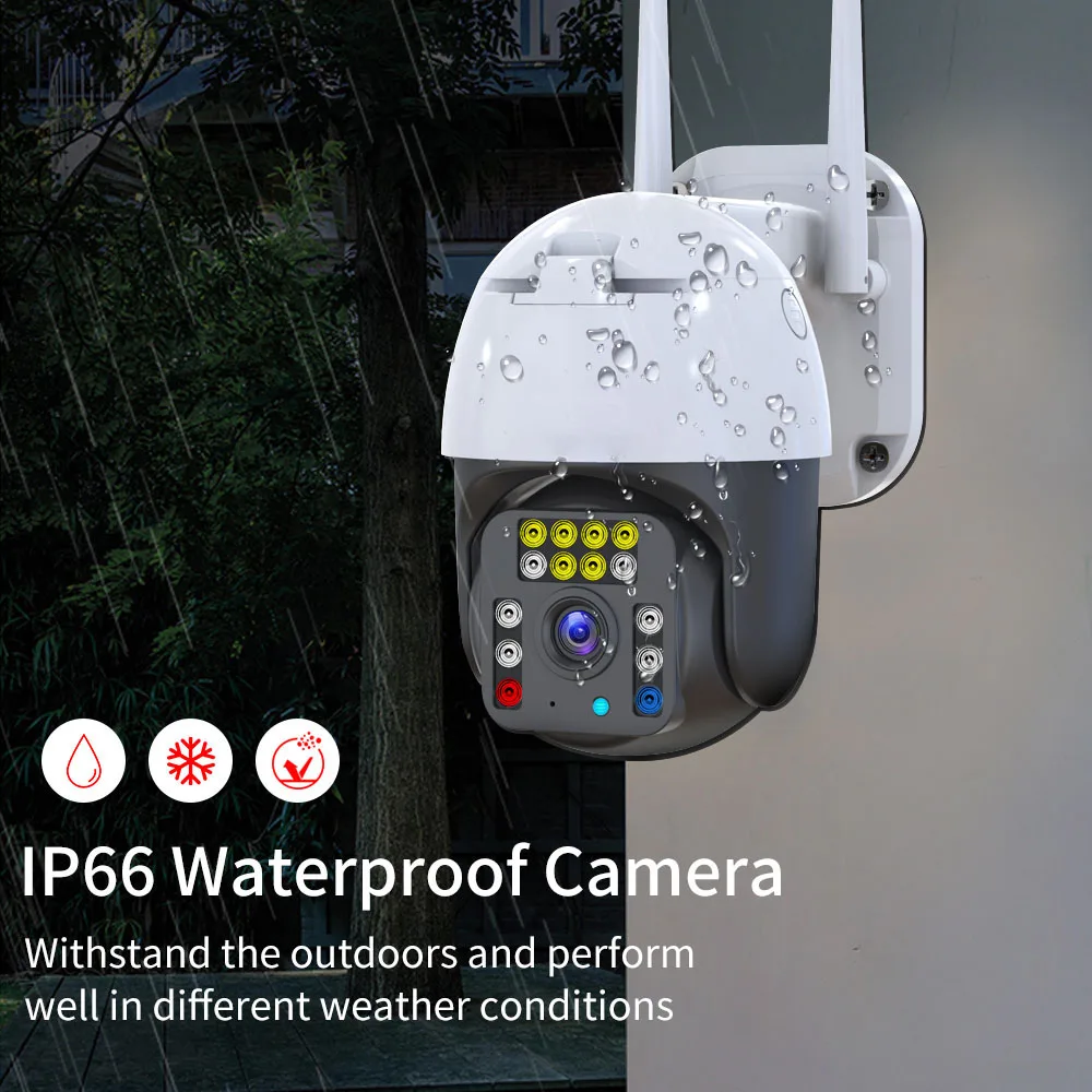IP-камера GUUDGO 5 Мп Wi-Fi беспроводная наружная с ночным видением | Безопасность и