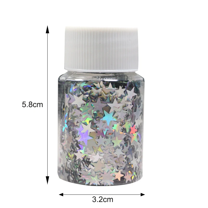 

Star Glitter Nails Additives Sequins All For Slime Supplies Kit Crafts Nails Art Slimes Decoration DIY Accessories Toys For Kids