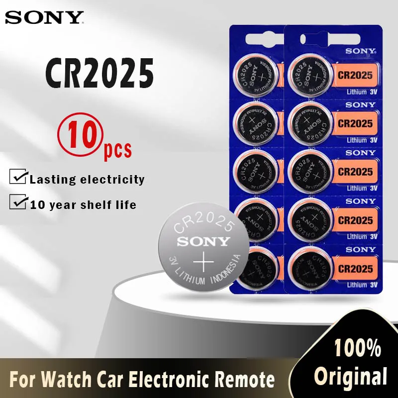 10 шт. Литиевые Батарейки cr2025 для измерения веса часов 3 в|Часовые батарейки| |