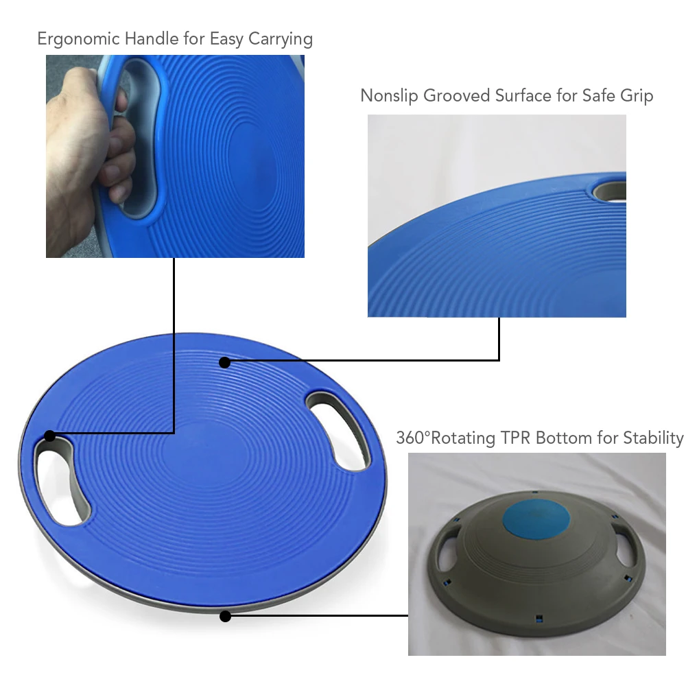 15 7 дюймов балансировочная доска Нескользящая стабильный тренажер для спорта