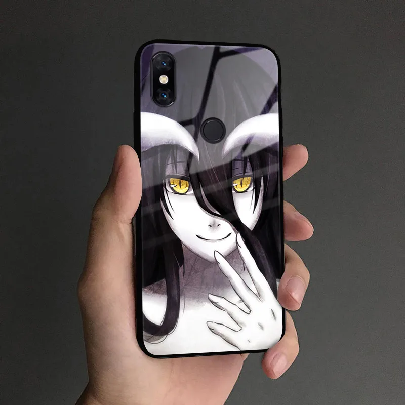 Роскошный чехол для телефона с постером из аниме Overlord, стеклянная крышка, Мягкая силиконовая оболочка для Xiaomi mi 8 9 SE mi x 2 2s 3 Red mi Note 5 6 7 8 Pro - Цвет: AE 2198