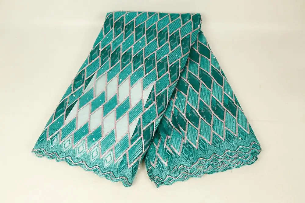 Latest African Beaded Patchwork Lace Fabric 2019 French Tulle Voile for Wedding Party Embroidered Nigerian Fabrics | Аксессуары для