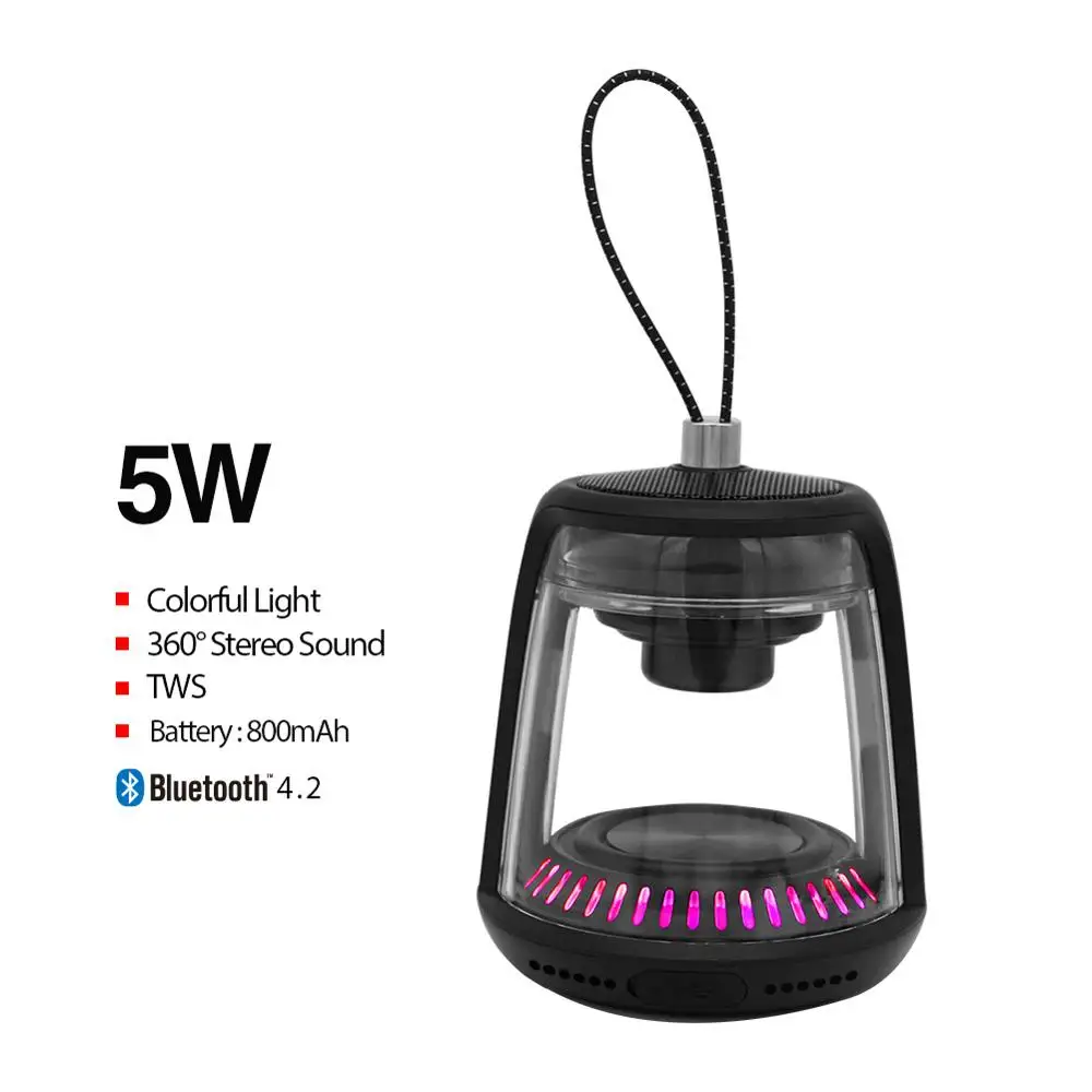 

Мини Bluetooth4.2 динамик HIFI портативный беспроводной сабвуфер беспроводной динамик с светильник поддержка fm-радио для телефонов Подарки