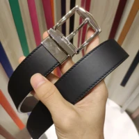 mens and womens belt hardware fastener wholesale pants belt womens wide version fashion trend business belt width 34mm