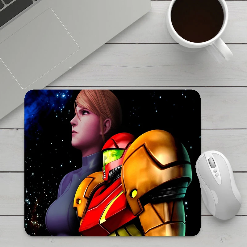 

Metroid Gaming Mouse Pad Gamer Mausepad Mousepad Anime Mat PC Gamer Cabinet Mouse for Computer Table Pads Valorant Diy Deskpad