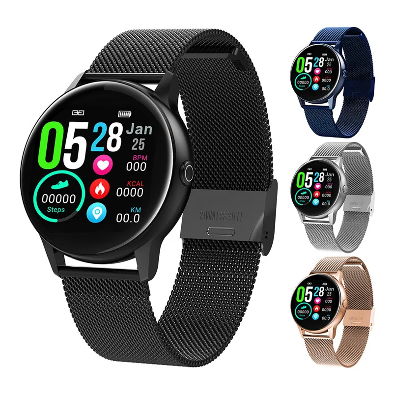 

Men Women Bluetooth Smart Watch Touch Screen Sport Fitness Tracker Heart Rate Blood Pressure Bracelet Watch For IOS & Android