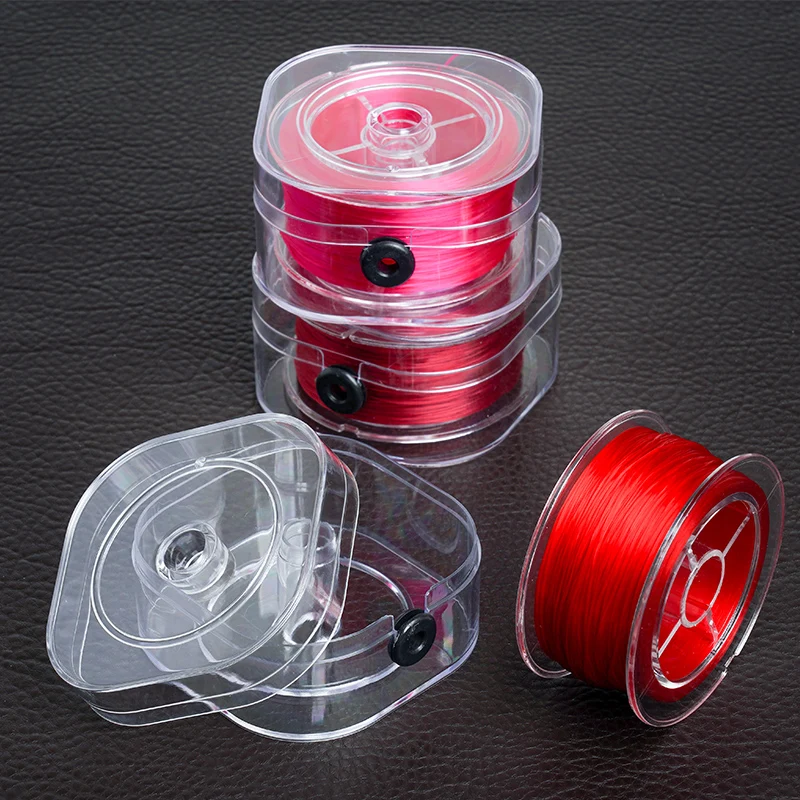 80 метров/рулон 0 8 мм Хрустальный эластичный шнур цветная нить для изготовления