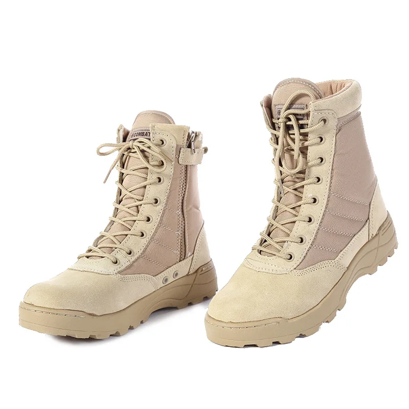 

PLUS SIZE:36-46 New Us Military Leather Combat Boots for Men Combat Bot Infantry Tactical Boots Askeri Bot Army Bots Army Shoes