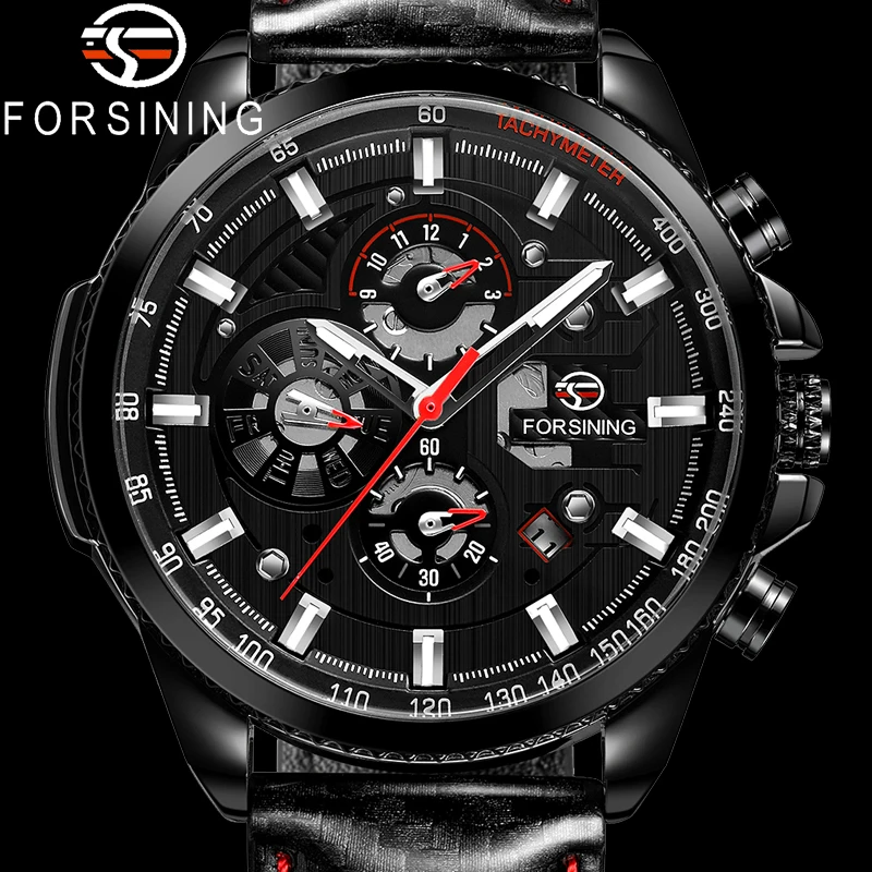 Часы наручные FORSINING Мужские механические автоматические спортивные