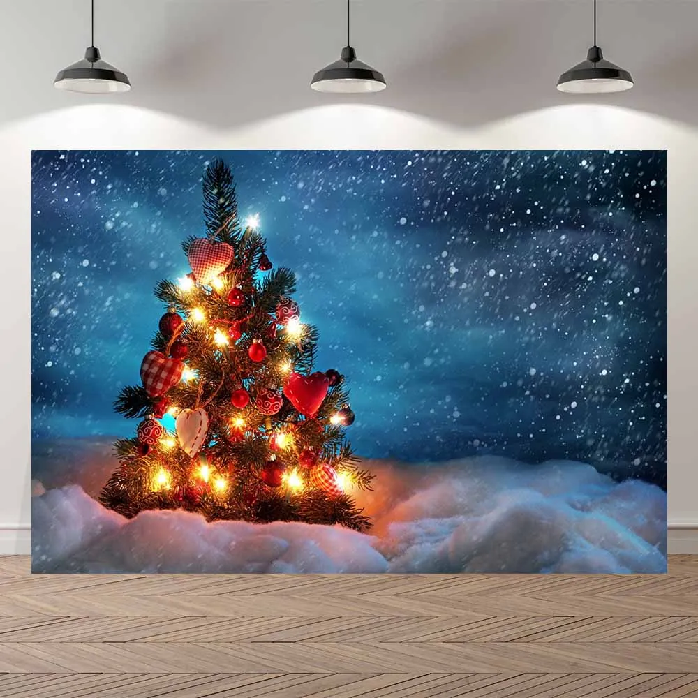 

SeekproBackground Merry Christmas happy new year party snowman wood snow forest baby shower Portrait Backdrops for Photography