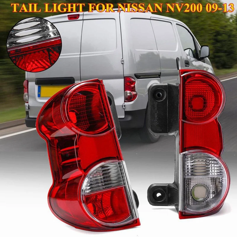 

2Pcs Rear Tail Light for NISSAN NV200 26550-JX00A 26555-JX31A Taillights Rear Brake Lights Warning Lights