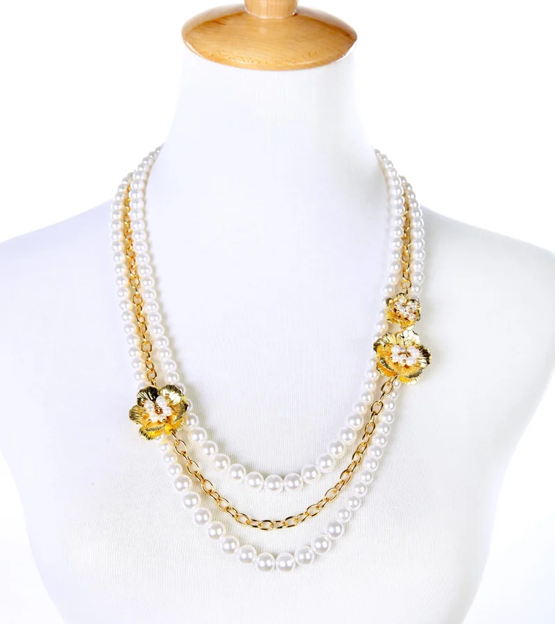 По европейскому стандарту элегантные легированные цветы нитка звено цепи