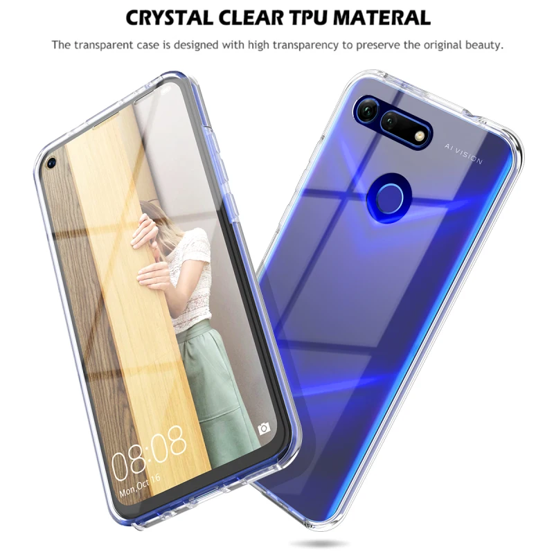 Жесткий чехол 2 в 1 для Huawei P30 pro lite P smart 2019 бампер ударопрочный защитный Honor 10 Lite View 20