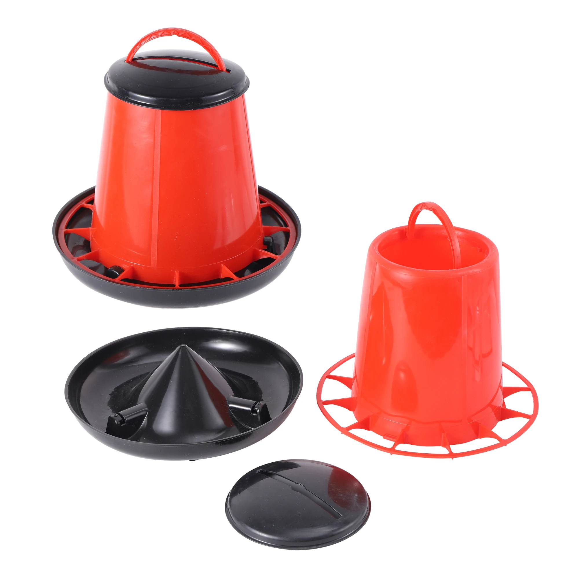 

6 кг кормушка для животных утолщенные Пластик пористый птица кормушки для курицы птицы перепелиное яйцо автоматический загрузочный Аппара...